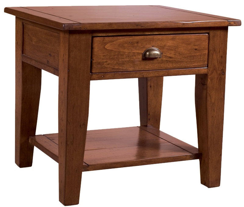 Irish Coast Reclaimed Pine End Table - Regular