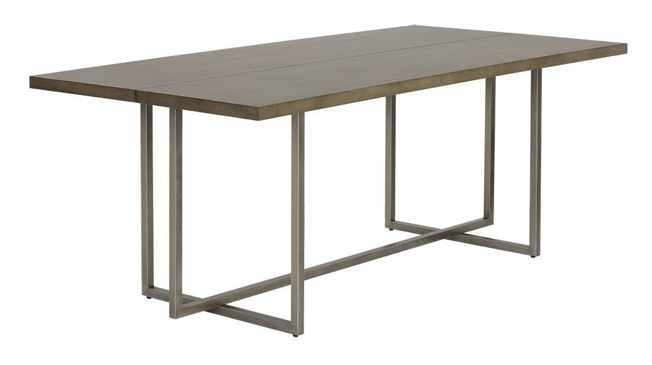 Jade Dining Table Antique Silver- Ash Grey