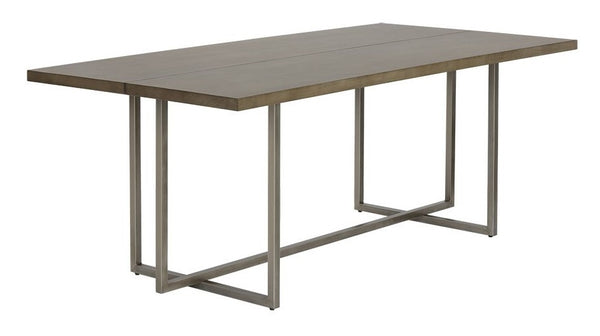 Jade Dining Table Antique Silver- Ash Grey