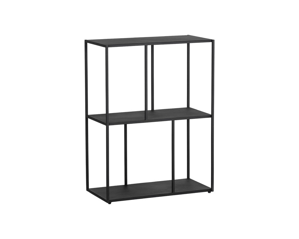 Paris Low Bookcase - Small - Black