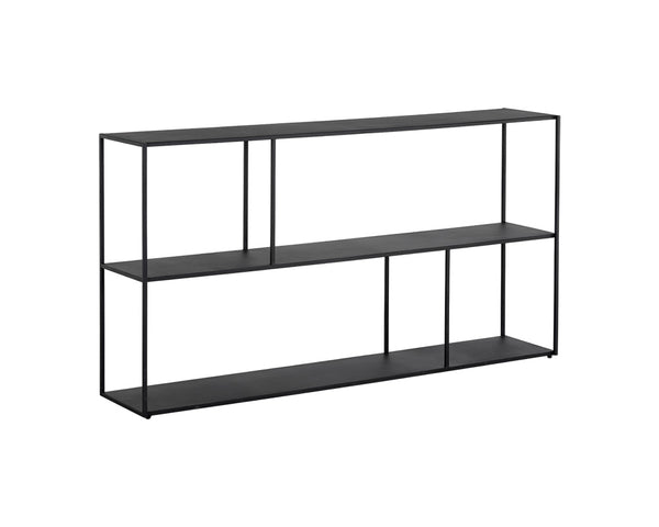 Paris Low Bookcase - Large - Matte Black