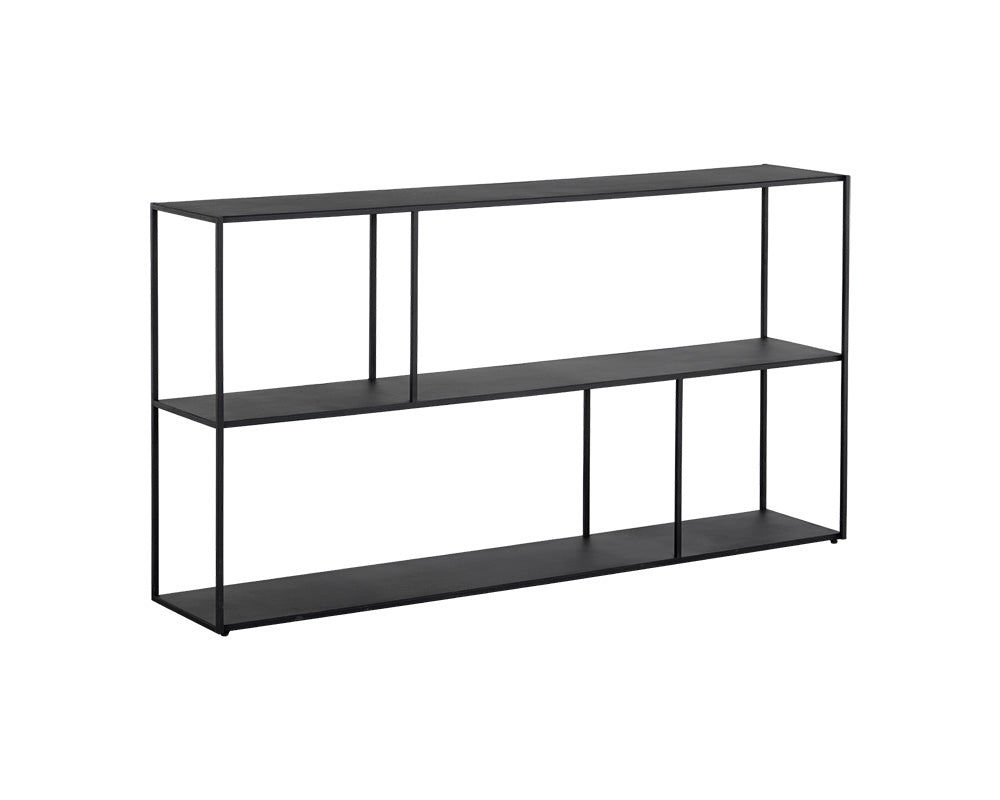 Eiffel Low Bookcase - Large - Matte Black