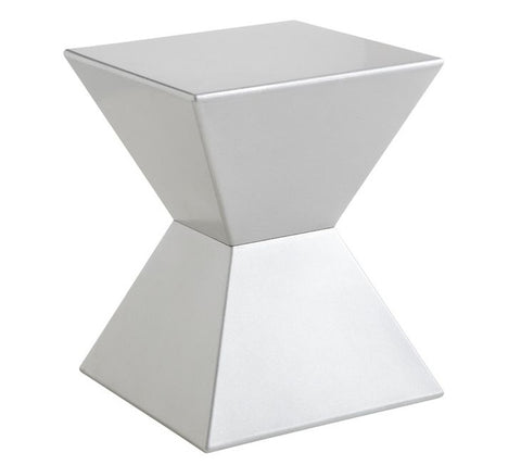 Rocco End Table - Silver