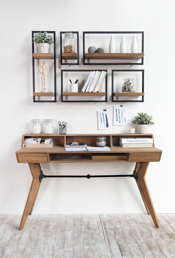 D-Bodhi Metal Frame Wall Box - Natural, Type E