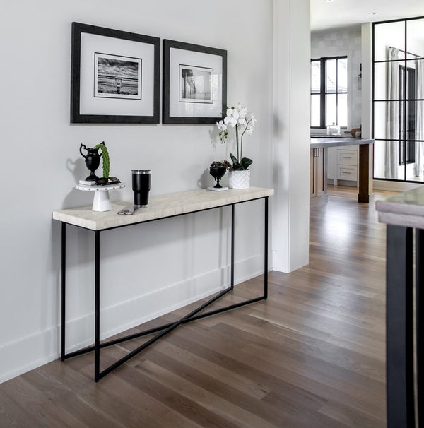 5th Avenue Console Table - Bone Inlay