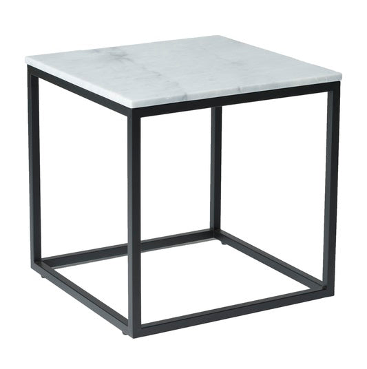 Verona Side Table - White Marble