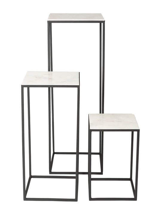 Earth Wind Fire Marble Pedestal - Set of 3