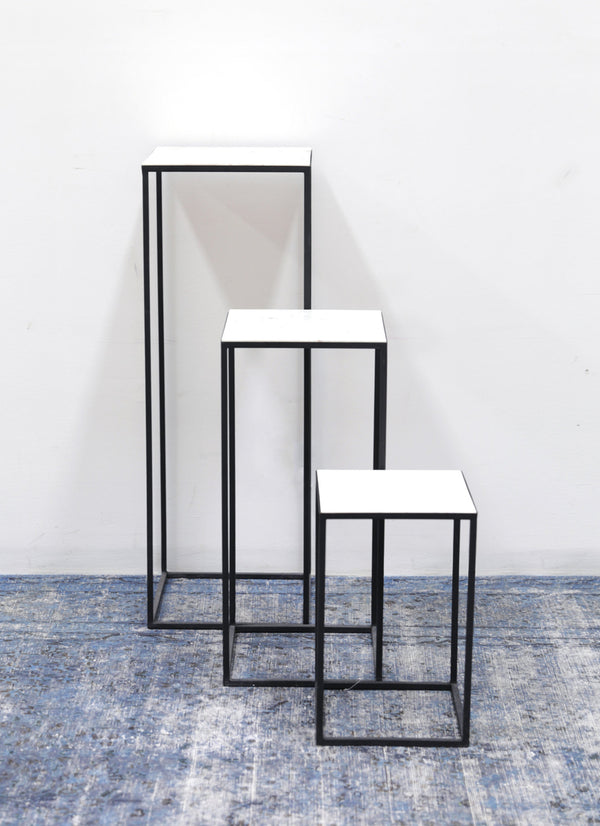 Earth Wind Fire Marble Pedestal - Set of 3