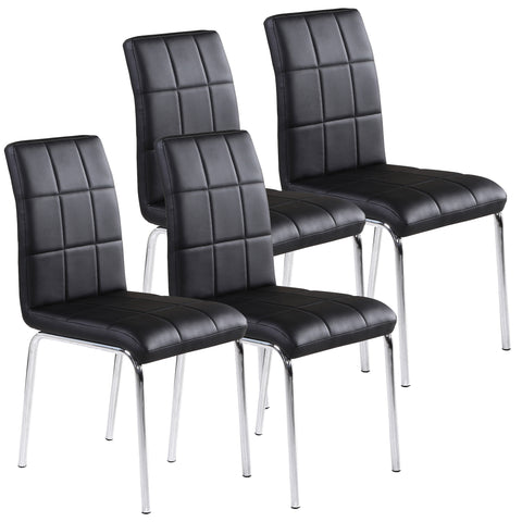 Solara II Dining Chair - Black (Set of 4)