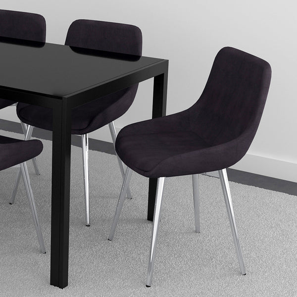 Kaitlyn Dining Chair - Black (Set of 2)