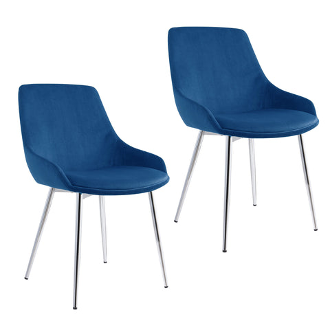 Kaitlyn Dining Chair - Blue (Set of 2)