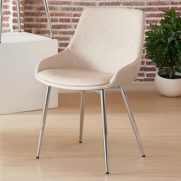 Kaitlyn Dining Chair - Ivory (Set of 2)