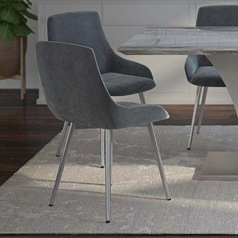 Kaitlyn Dining Chair - Grey (Set of 2)