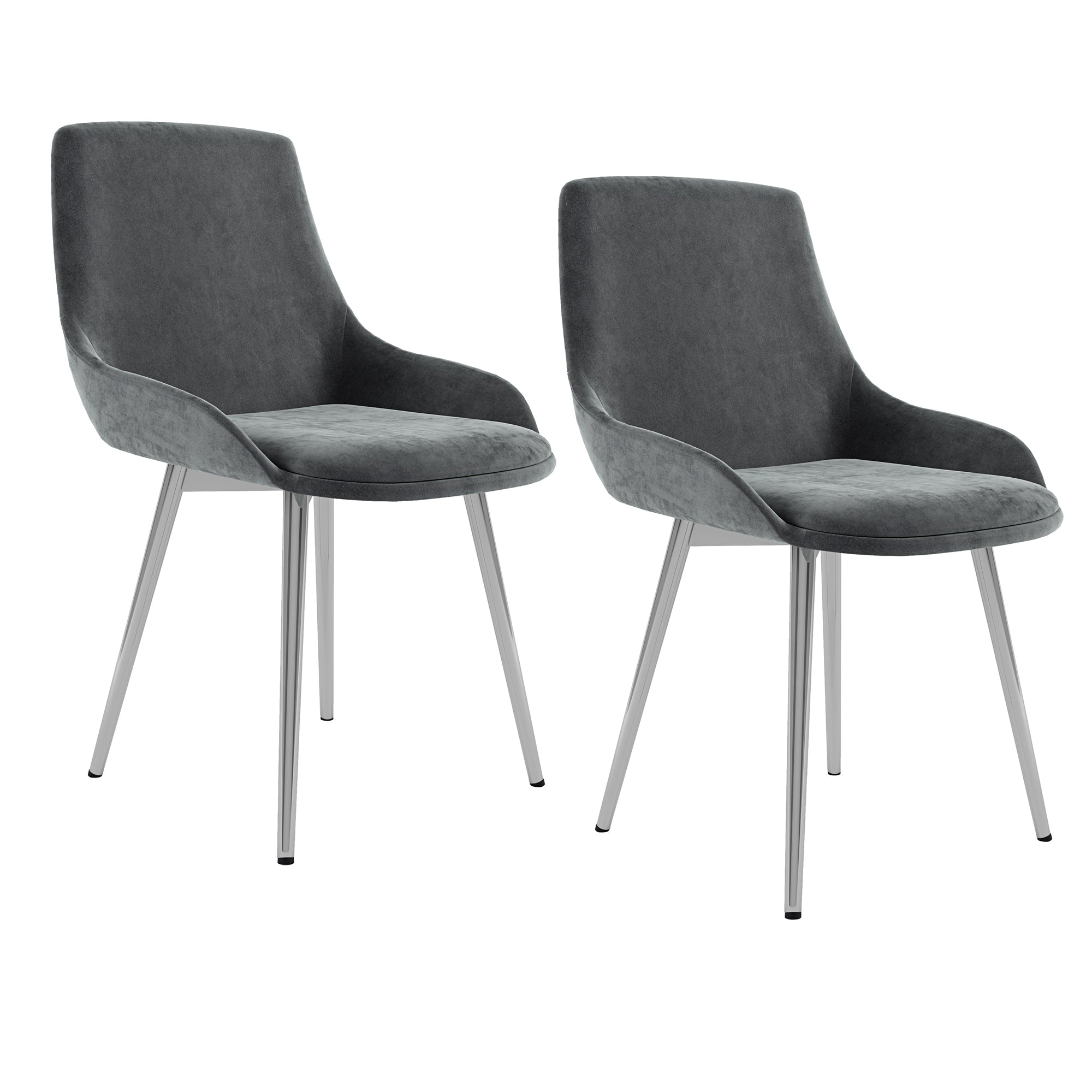 Kaitlyn Dining Chair - Grey (Set of 2)