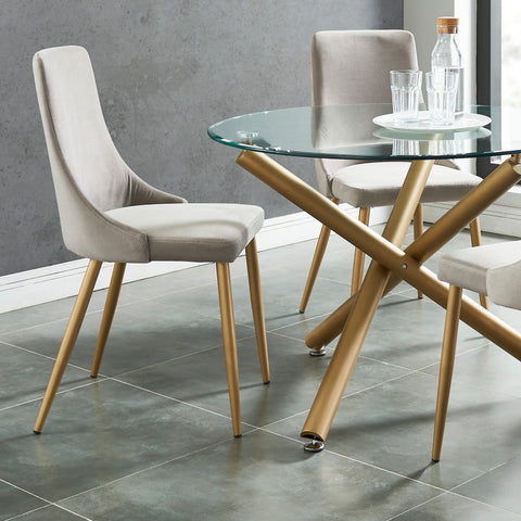 Kelowna Dining Chair - Grey (Set of 2)