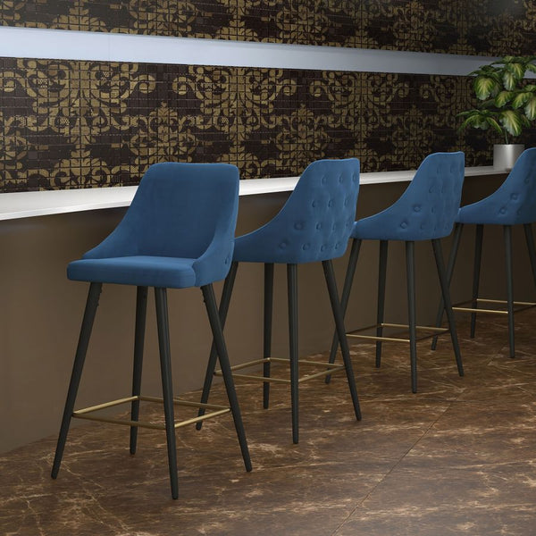 Roxanne II Counter Stool - Blue