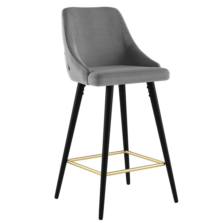 Roxanne II Counter Stool - Grey