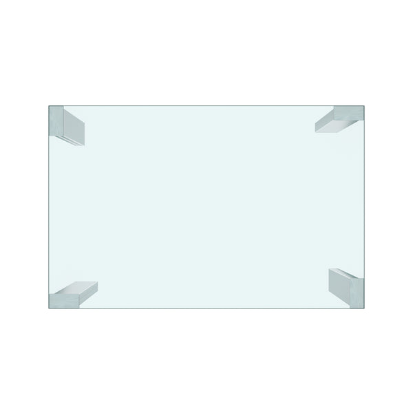 Frankfurt/Kaitlyn 7pc Dining Set, Chrome/Grey