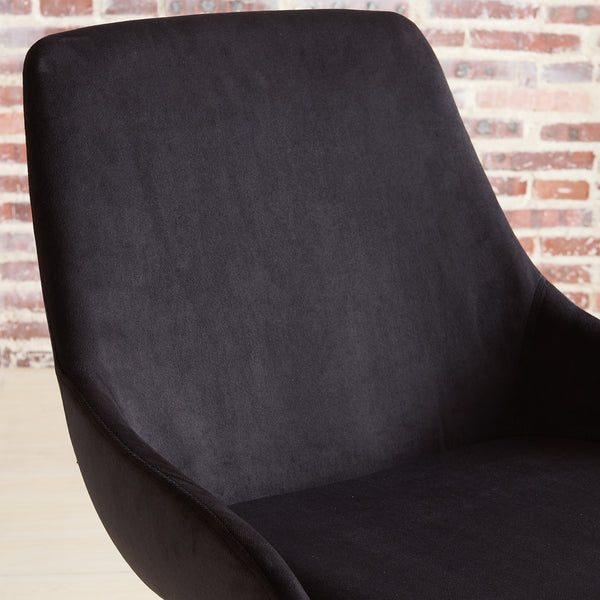 Contra/Kaitlyn 7pc Dining Set, Black/Black