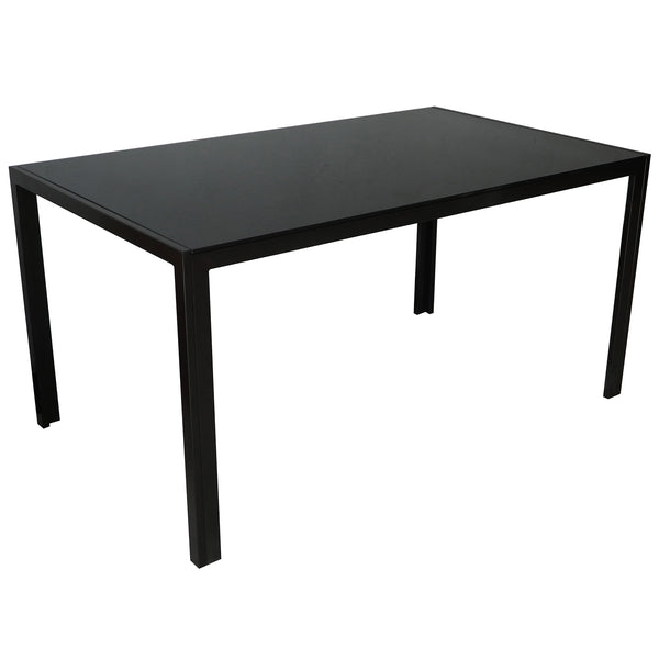 Contra/Suzette 7pc Dining Set, Black/Grey