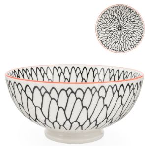 Kiri Porcelain  8" Large Bowl - Dahlia