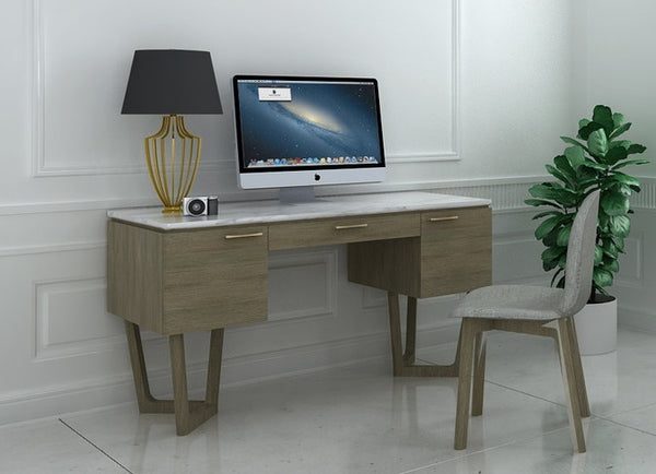 Aura Marble Writing Desk