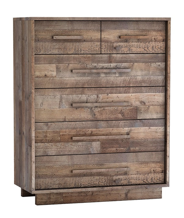 Nevada 5 Drawer Chest - Dark Driftwood
