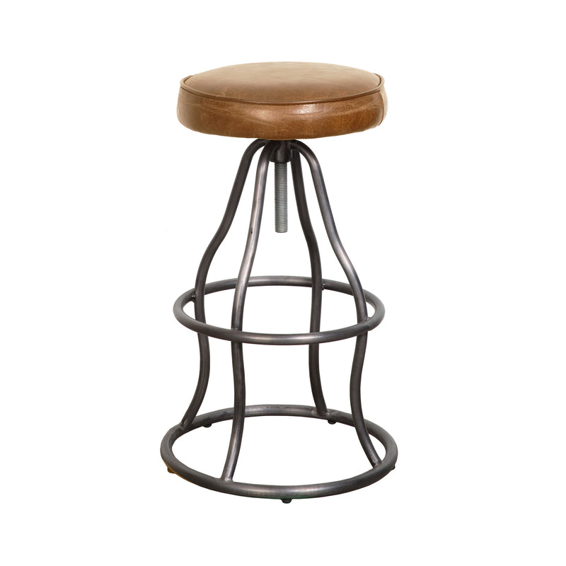 Bowie Bar Stool - Cognac Leather