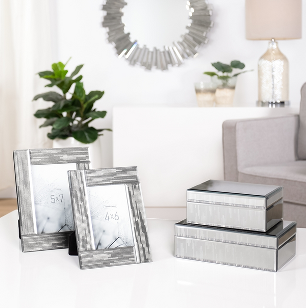 Pixel Glass Wall Mirror