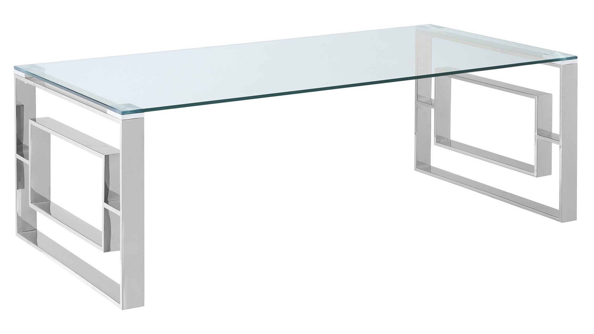 Eros Chrome Coffee Table
