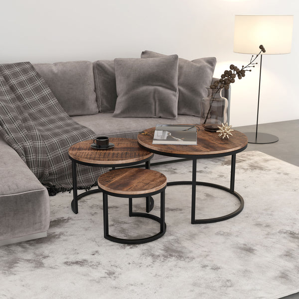 Darsh 3 Piece Coffee Table Set