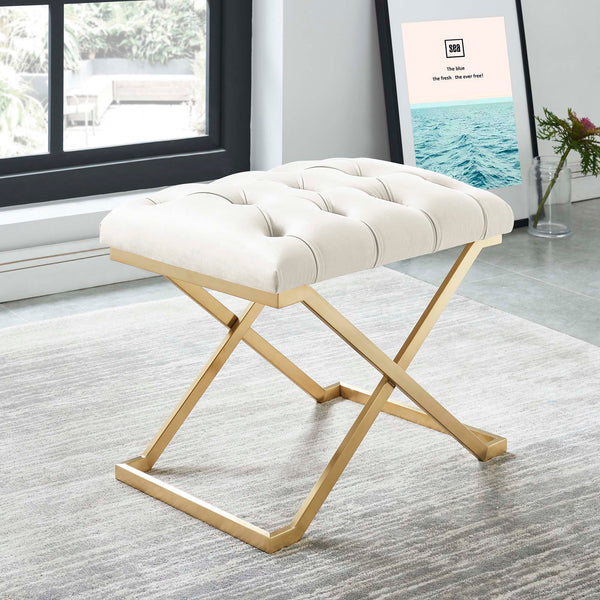Rada Single Bench - Ivory