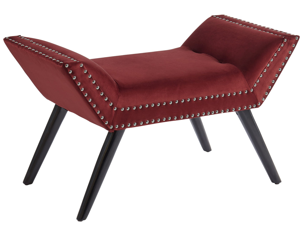 Lana Bench - Burgundy