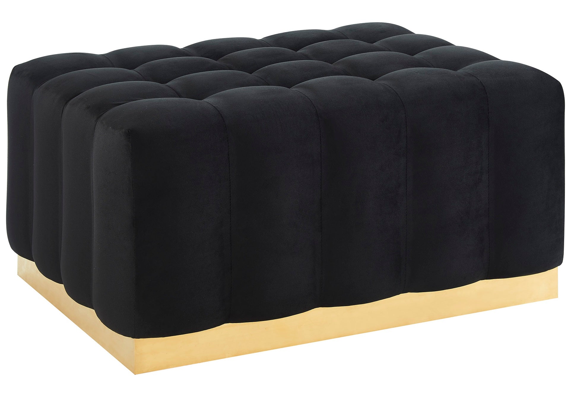 Magnum Black Ottoman