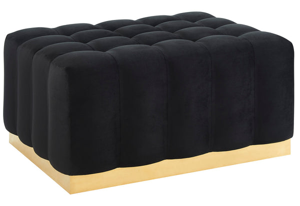 Magnum Black Ottoman