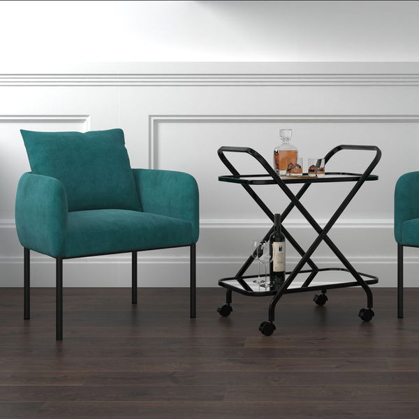 Bennett Accent Chair - Aqua