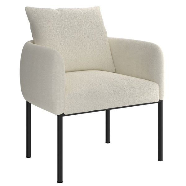Zana Accent Chair - Cream/Black