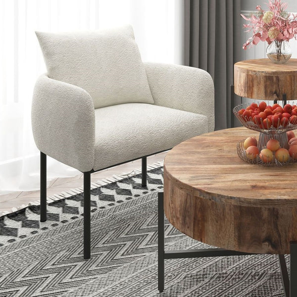 Zana Accent Chair - Cream/Black
