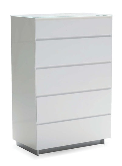 Savvy Chest - High Gloss White