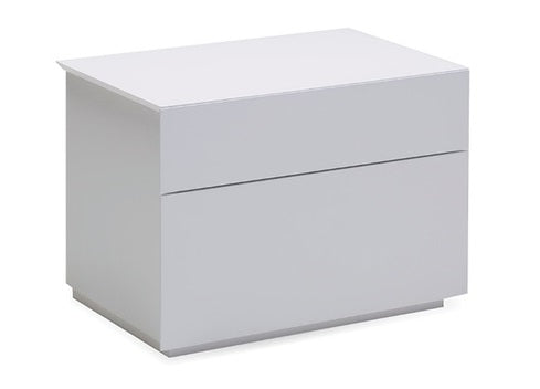 Vex Matte White Night Table