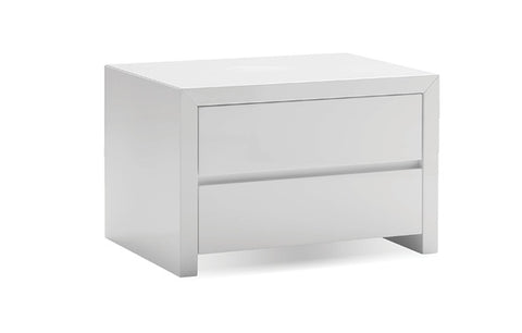 Blanche Night Table - High Gloss White