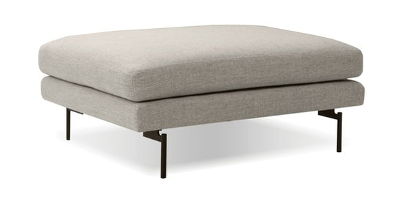 Tux Light Grey Ottoman
