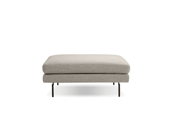 Tux Light Grey Ottoman