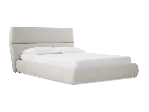 Lunar King Storage Bed - Greige