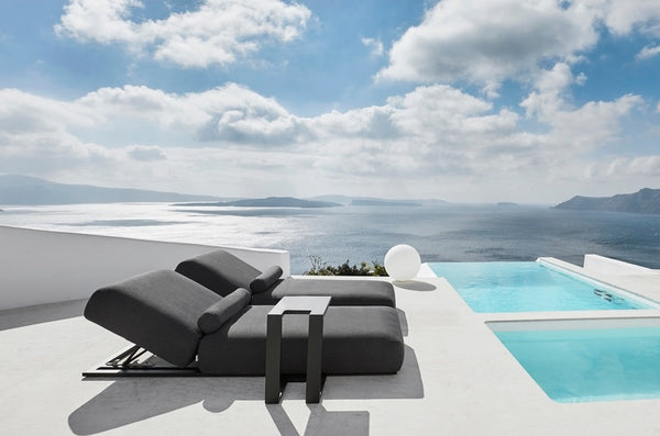 Bondi Lounger Chair - Charcoal