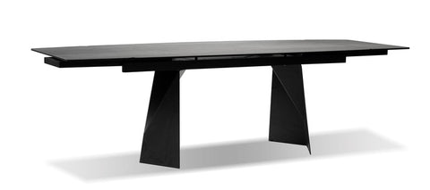 Prism Industrial Extension Dining Table - Grey