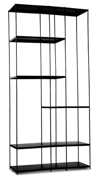 Etta Black Wall Rack - Tall