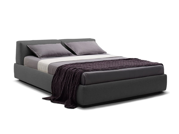 Cloud 9 King Bed - Grey Chenille