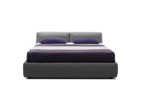 Cloud 9 King Bed - Grey Chenille
