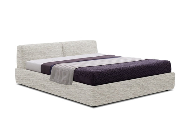 Cloud 9 Queen Bed - Cream Boucle